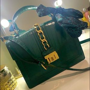 Green Aldo Crossover Purse